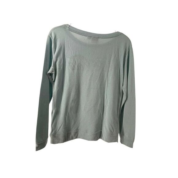 Coca Cola Polar Bears Long Sleeve Christmas Top Womens Size S Light Blue Holiday - Picture 3 of 5